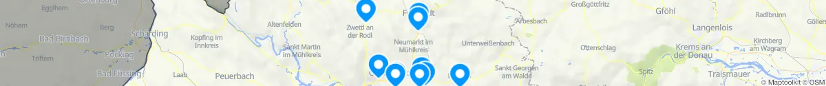 Map view for Pharmacies emergency services nearby Sankt Oswald bei Freistadt (Freistadt, Oberösterreich)